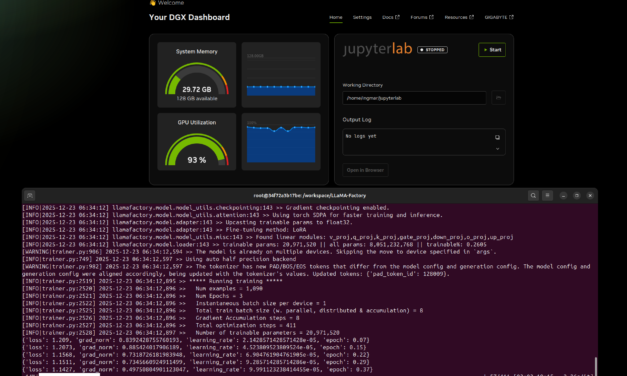 Installing LLaMA Factory on Gigabyte AI TOP ATOM: Fine-tuning Language Models with LoRA and QLoRA