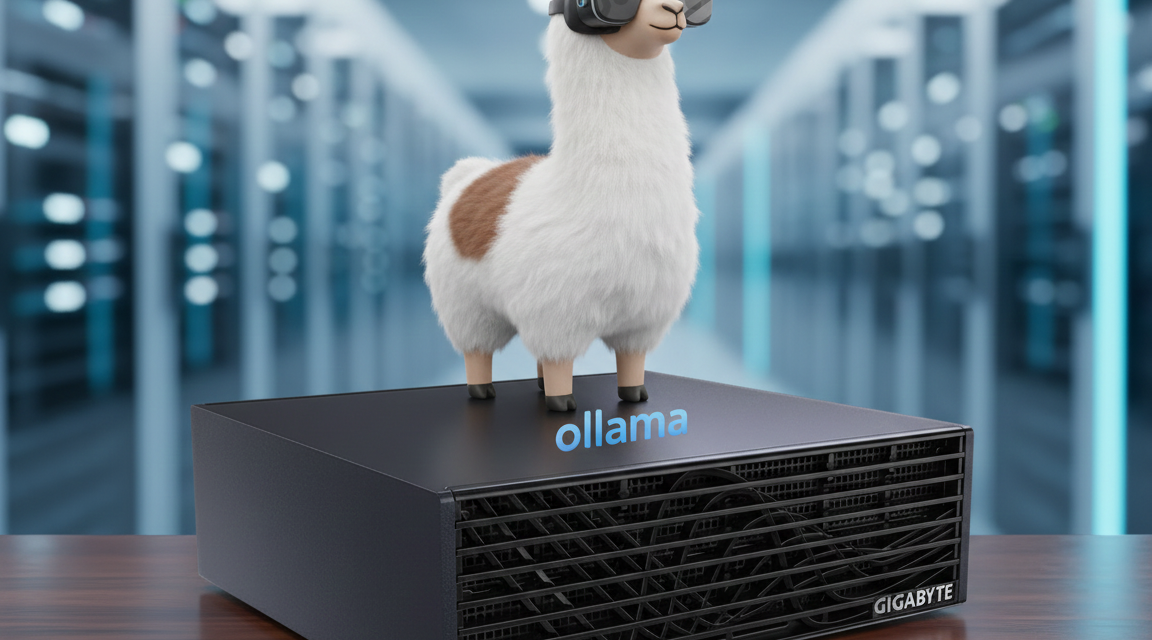 Ollama on the Gigabyte AI TOP ATOM: Central LLM Server for the Entire Network