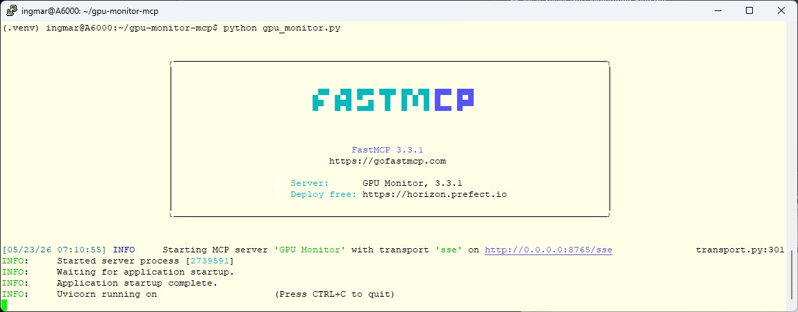 Ein MCP-Server für Multi-GPU-Monitoring – Schritt für Schritt mit Python, pynvml und EMA-Glättung