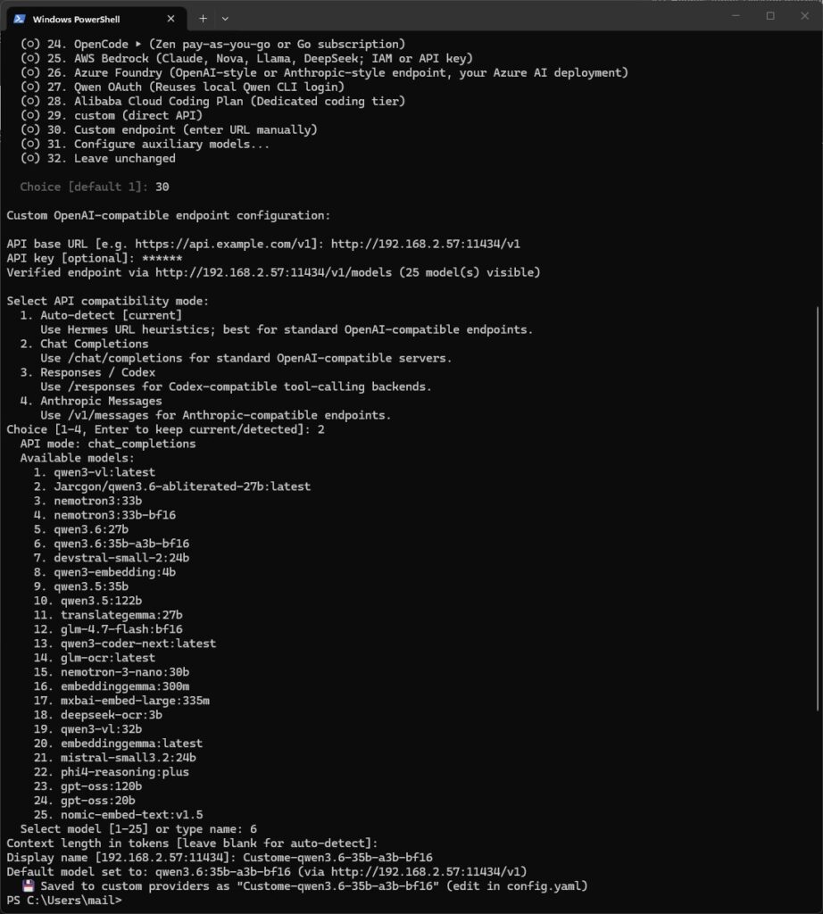 Hermes Agent Desktop-App - PowerShell
