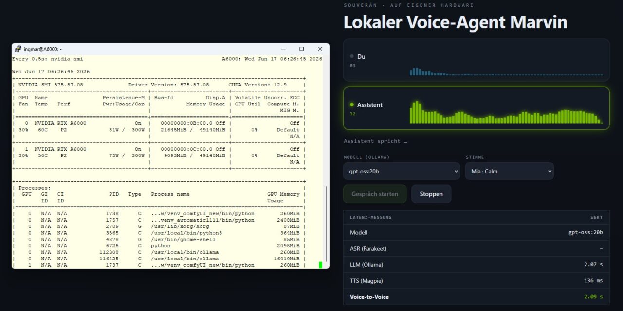 Lokaler Voice-Agent: ASR, LLM und TTS mit NVIDIA Pipecat zum Loop verbinden