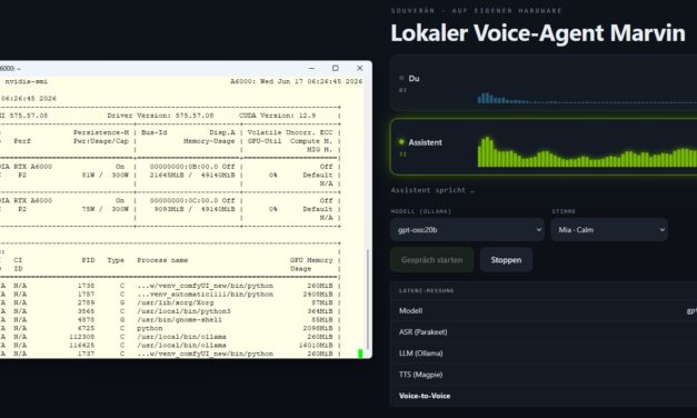 Lokaler Voice-Agent: ASR, LLM und TTS mit NVIDIA Pipecat zum Loop verbinden