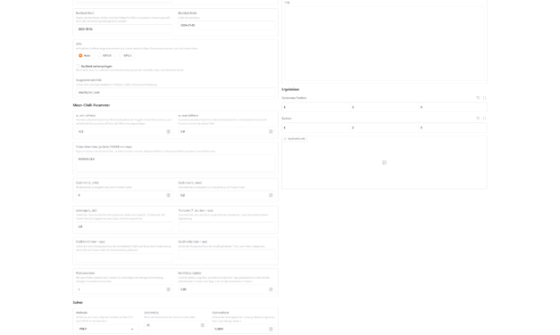 cuFOLIO Web-UI: GPU-Portfolio-Optimierung auf RTX A6000
