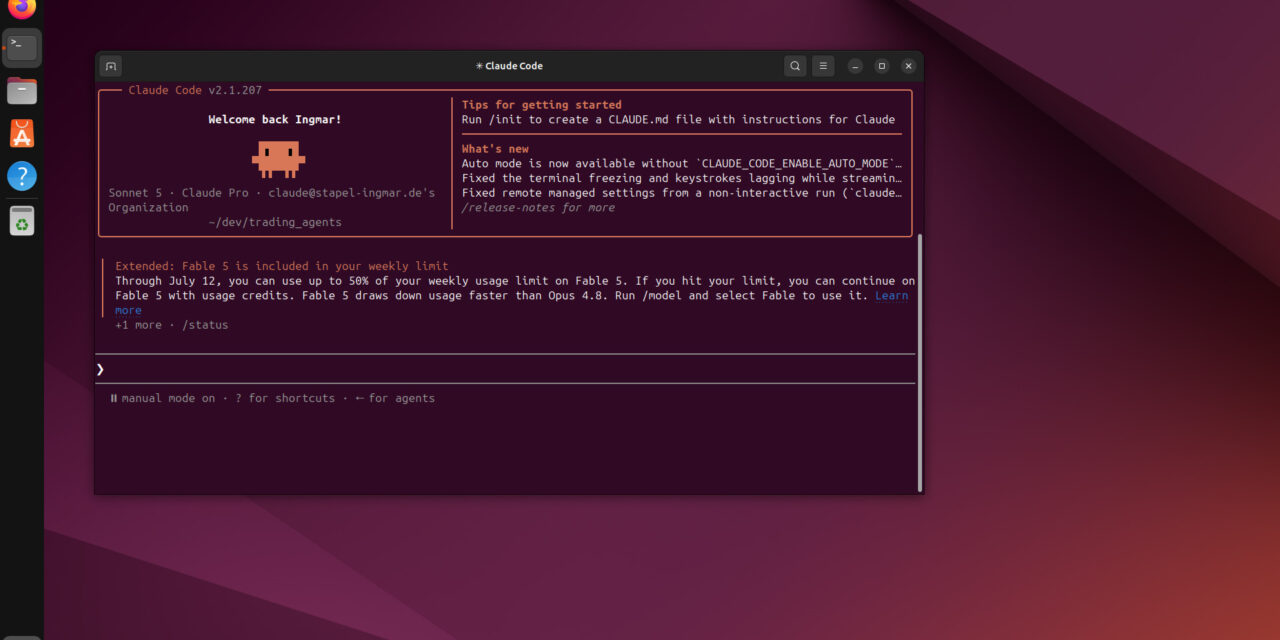 Dev-Umgebung für Claude Code einrichten: Ubuntu, GitHub und uv sauber aufsetzen